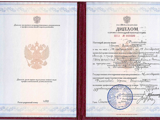 Филатова Ирина Викторовна