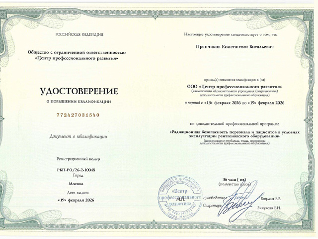 Прянчиков Константин Витальевич