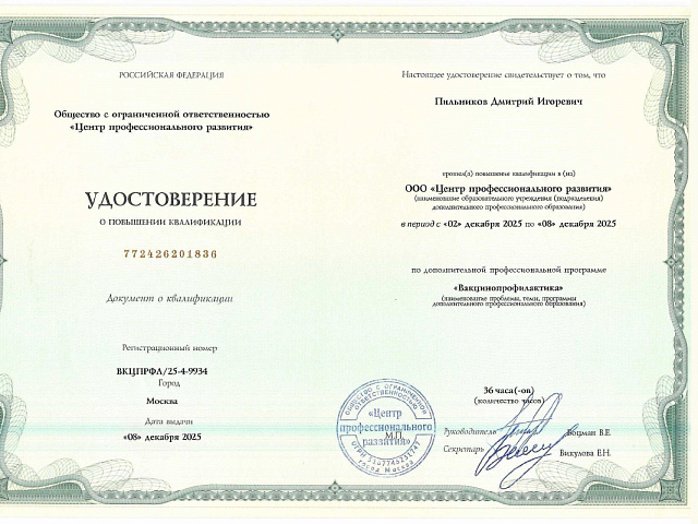 Пильников Дмитрий Игоревич
