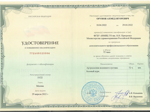 Орунов Ахмед Игоревич