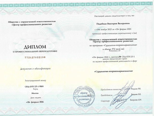 Подобная Виктория Валерьевна